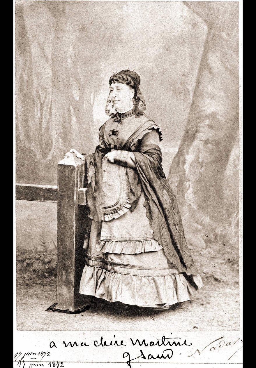 Porträt von George Sand (Aurore Dupin, Baronne Dudevant) (1804-1876) - Fotografie von Nadar von Nadar