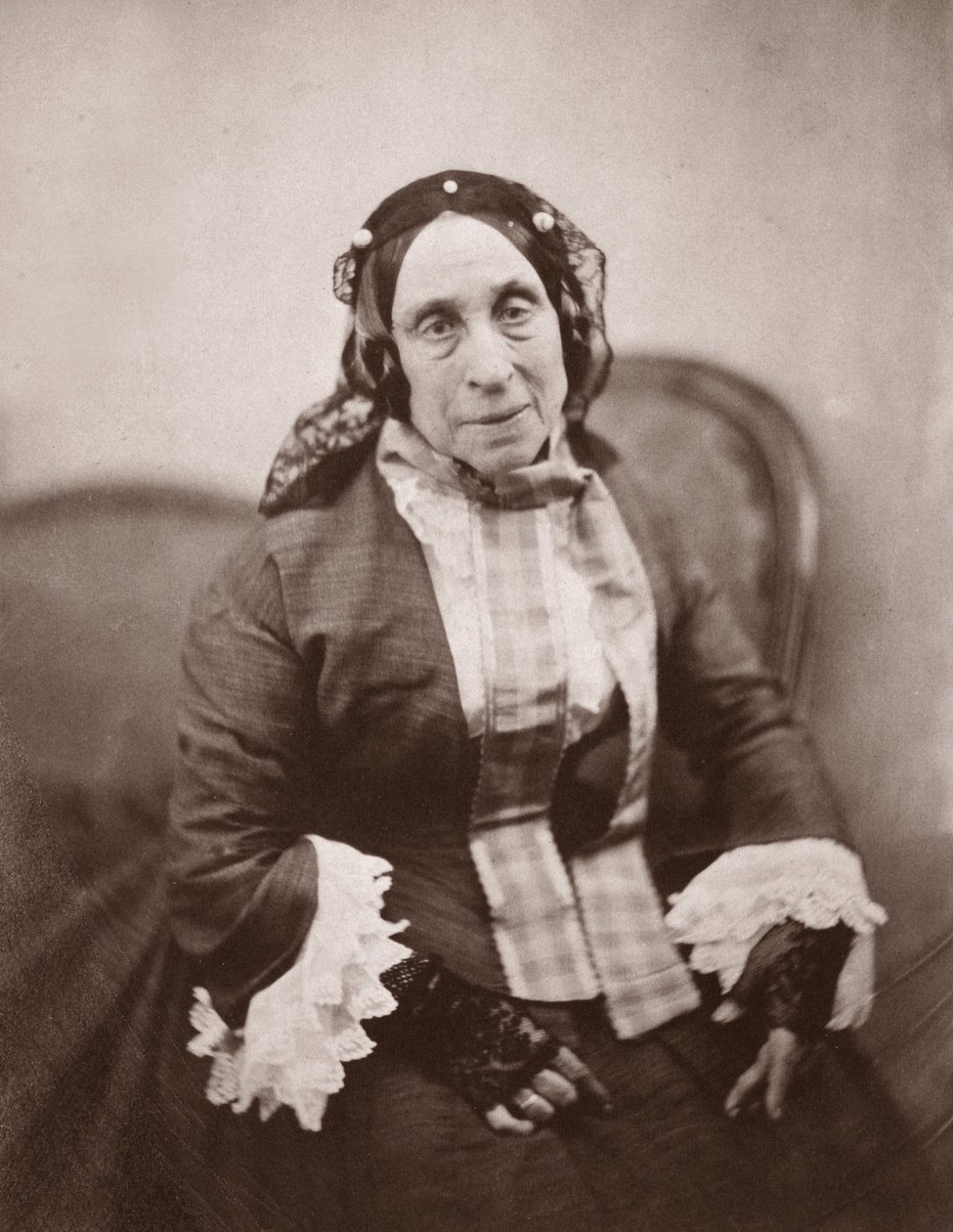 Porträt von Madame Desbordes Valmore (Marceline Felicite Josephine Desbordes-Valmore) von Nadar
