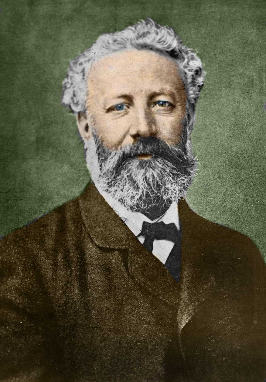 Porträt von Jules Verne (1828-1905), französischer Schriftsteller, von Nadar. von Nadar