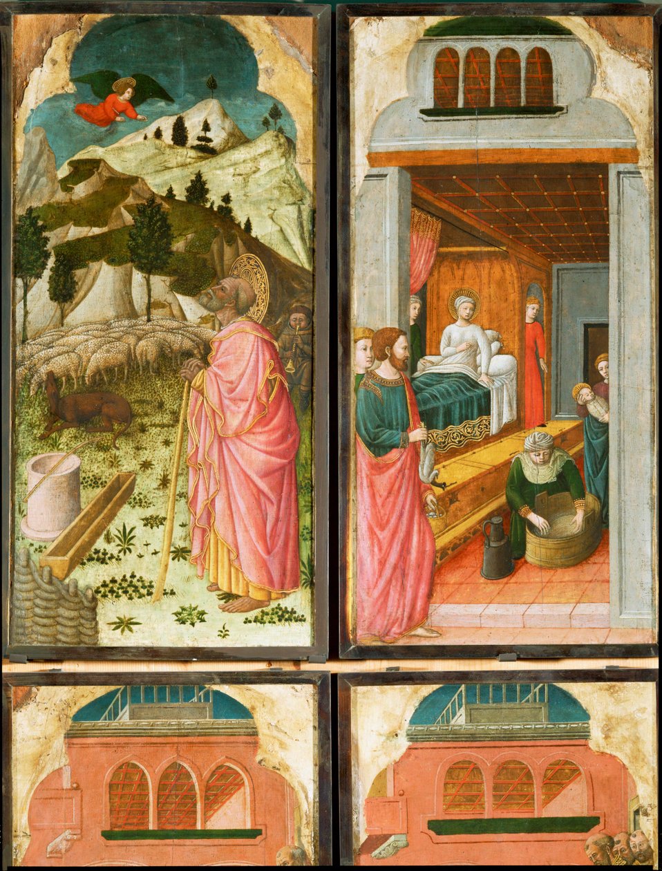 12 Szenen aus dem Leben der Jungfrau Maria von (active c.1463-c.1490) Master of Wilten