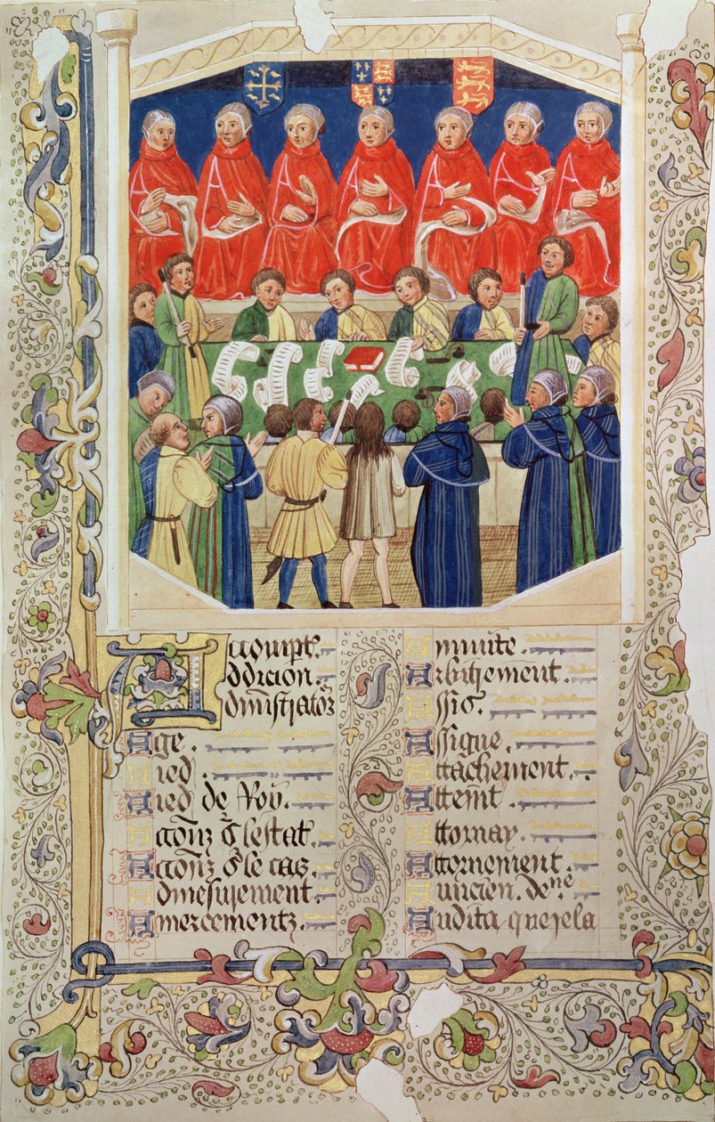 Gerichtshof der allgemeinen Klagen von (after) English School