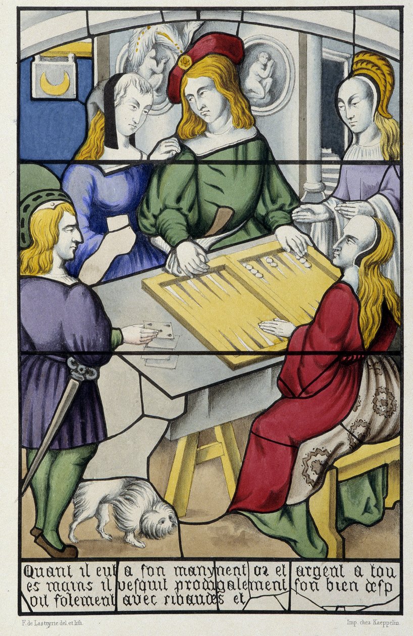 Das verlorene Kind, Kirche von Mortagne von (after) French School
