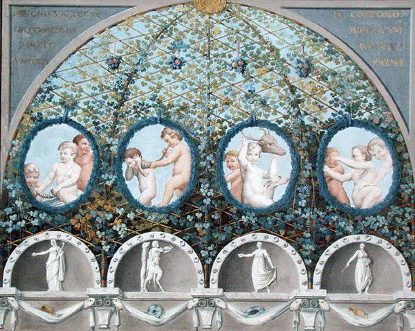 Entwurf für ein Deckenfresko, veröffentlicht um 1780 von (c.1489 1534) (after) Correggio