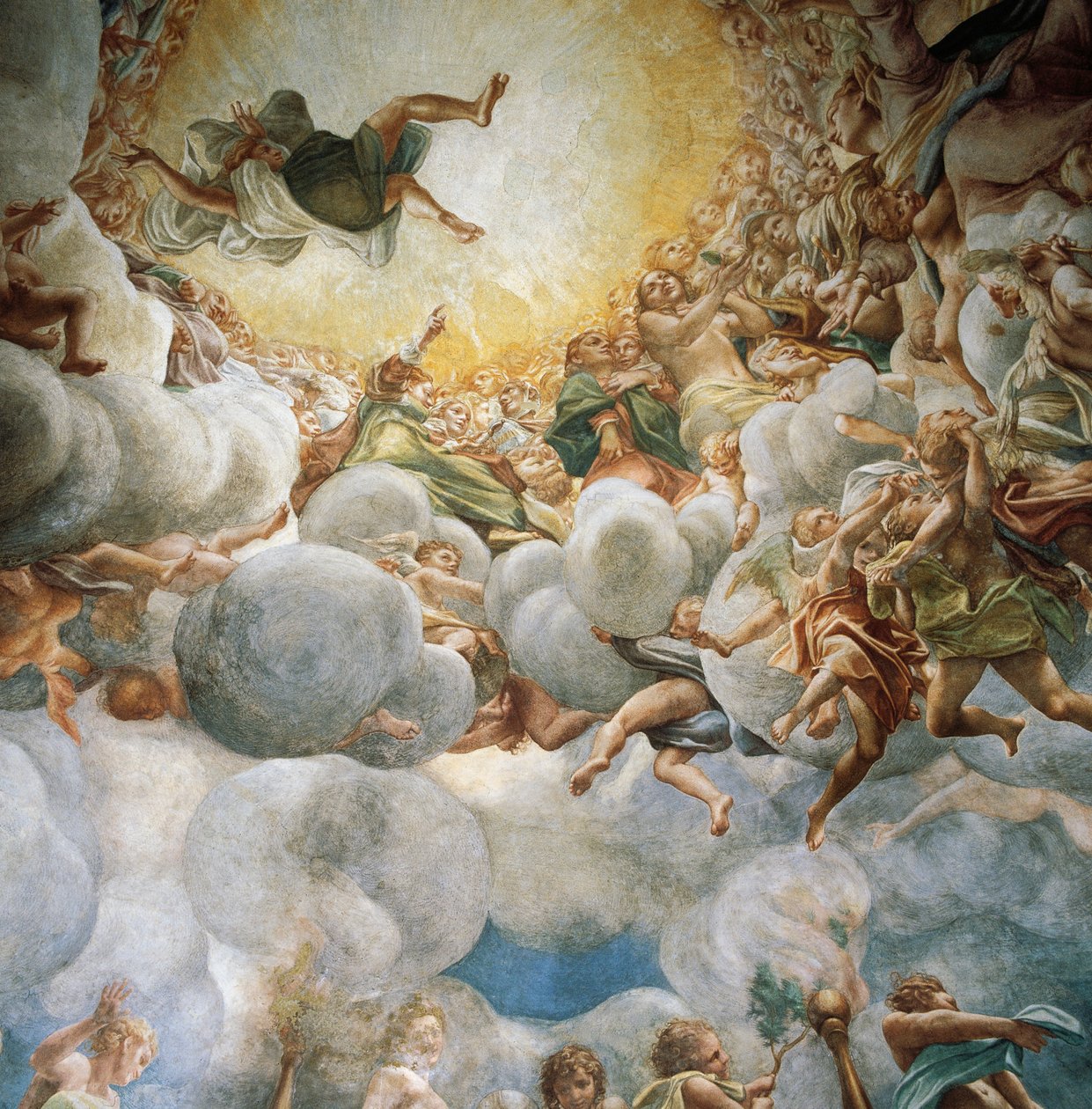 Eva und Maria aufsteigend (Detail) von (c.1489 1534) Correggio