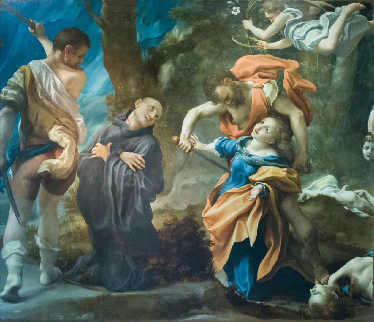 Martyrium von St. Placidus, Flavia, Eutychius und Victorinus, ca. 1524 von (c.1489 1534) Correggio