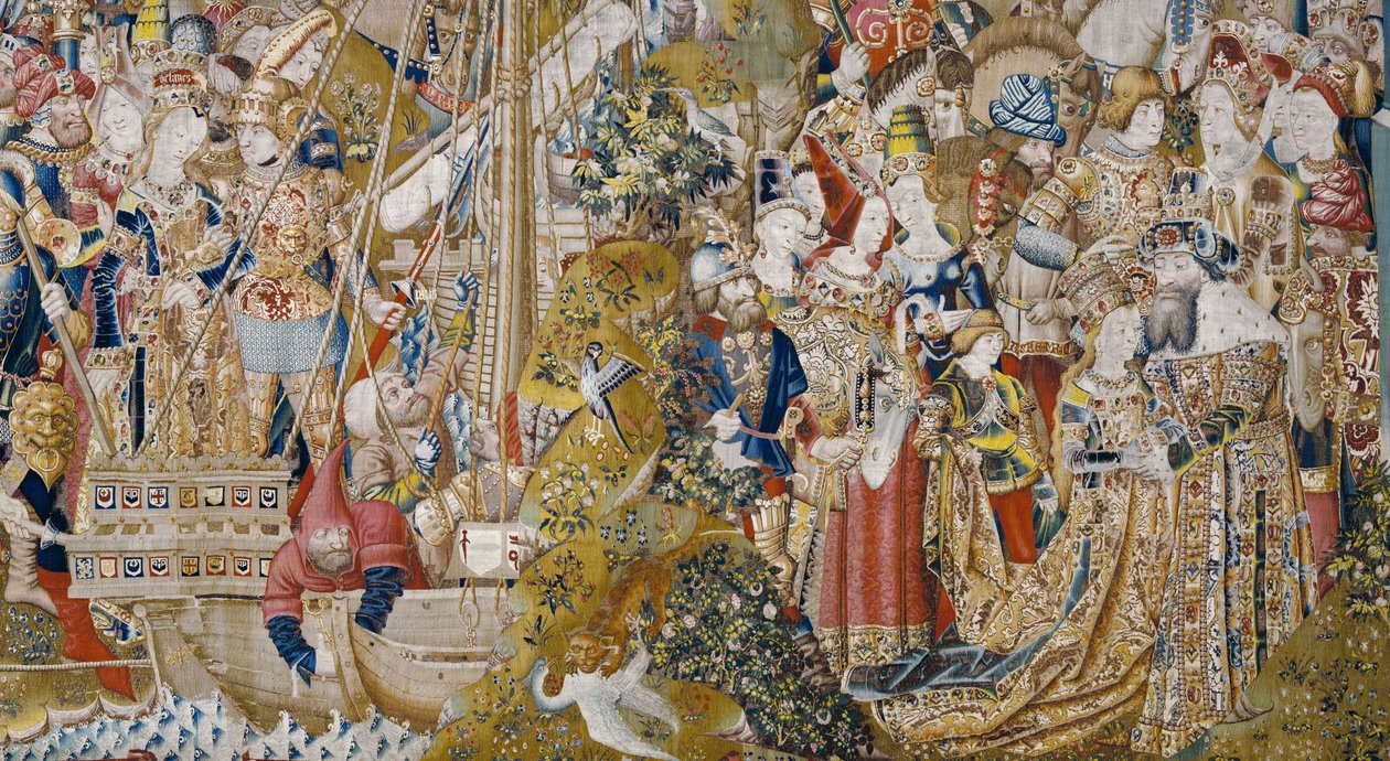 Der Trojanische Krieg: Die Entführung der Helena, ca. 1470 von (fl.1450 75) Master of Coetivy