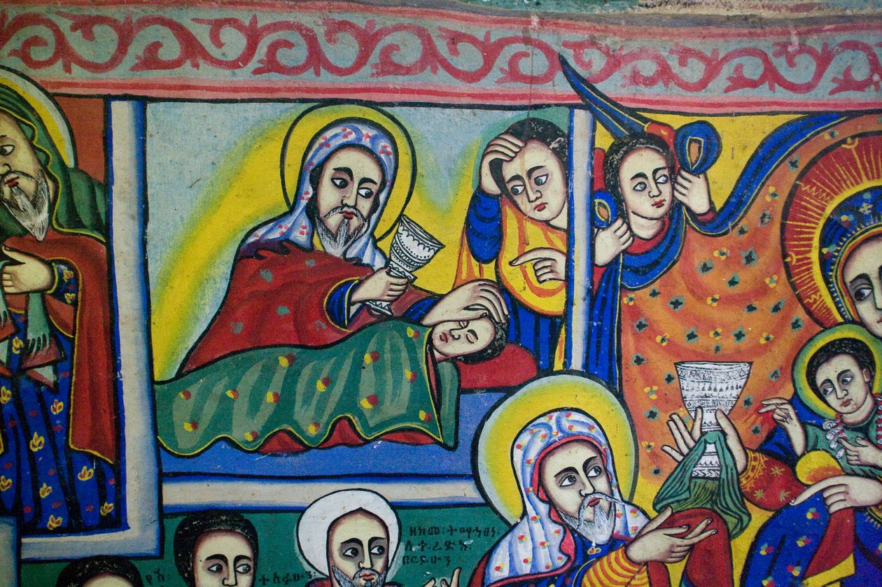 Debre Sina Maryam Kirche, Gorgora, Tana-See, Äthiopien, Afrika von Unknown