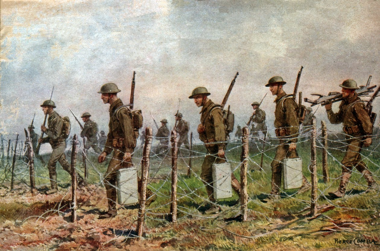 Amerikanische Soldaten, 1917 von Unknown