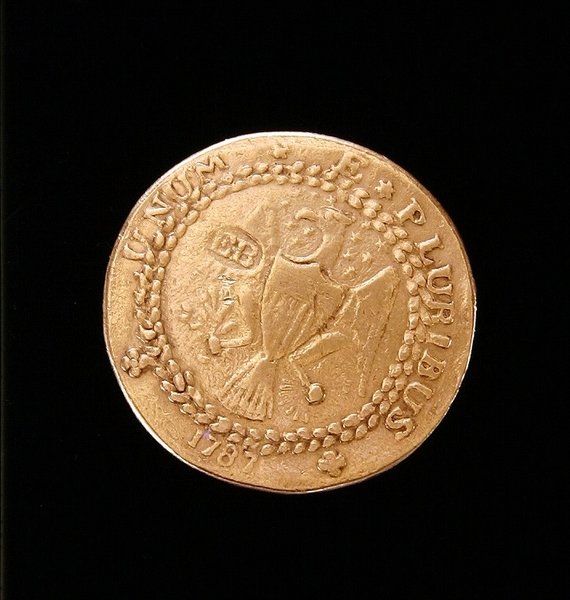 Brasher-Doubloon, New York, 1787 von American School