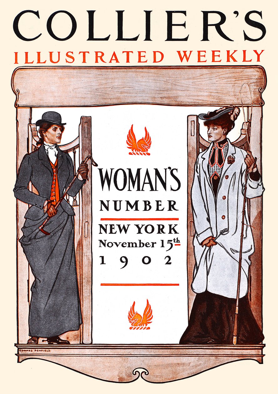 Frauen Nummer New York, 1902 von American School