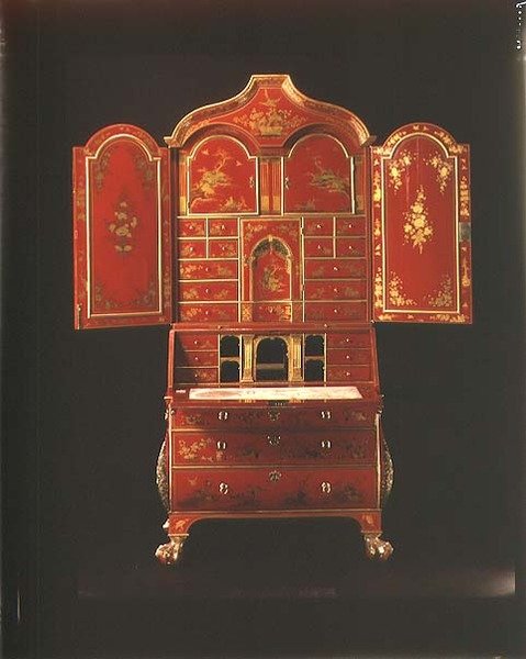 Bücherregal mit offenen Türen, englisch, ca. 1700 von English School