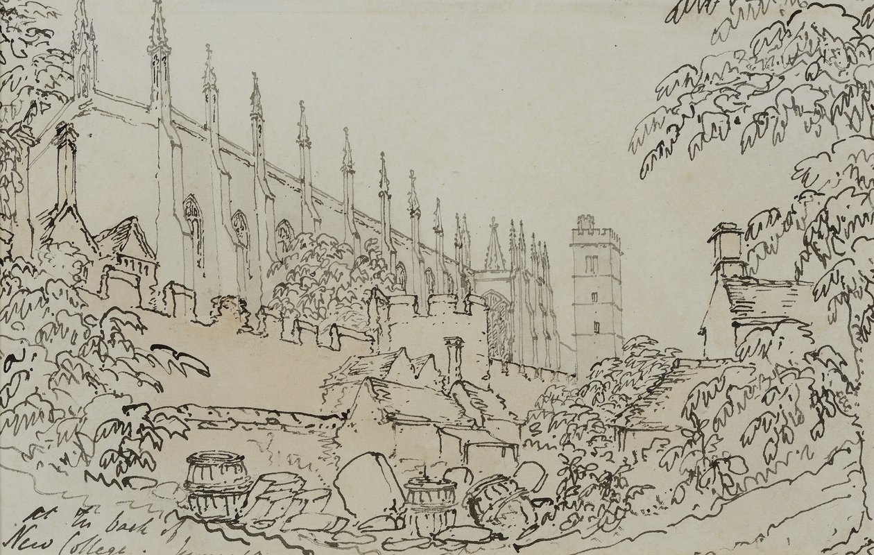 New College, ca. 1790 von English School