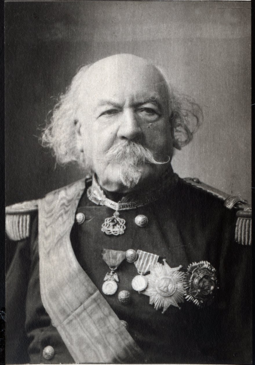 Porträt von Francois Marcellin Certain de Canrobert (1809-1895), Marschall von Frankreich von French Photographer