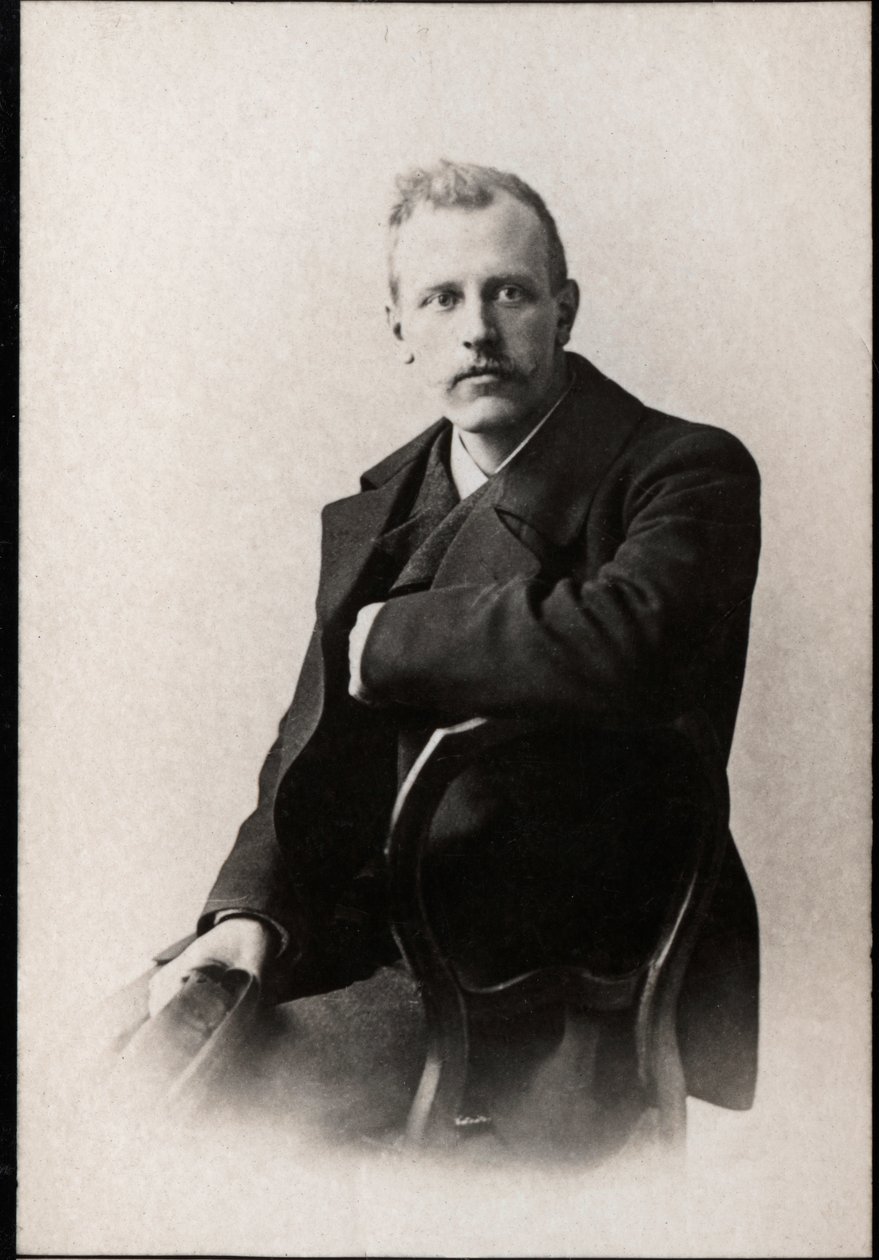 Porträt von Fridtjof Nansen (1861-1930) im Jahr 1897 von French Photographer