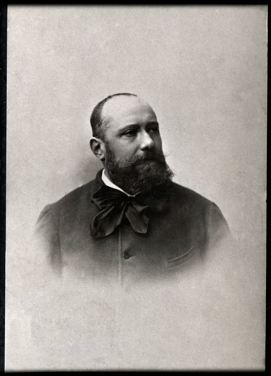 Porträt von Paul Armand Silvestre (1837-1901), französischer Dichter von French Photographer