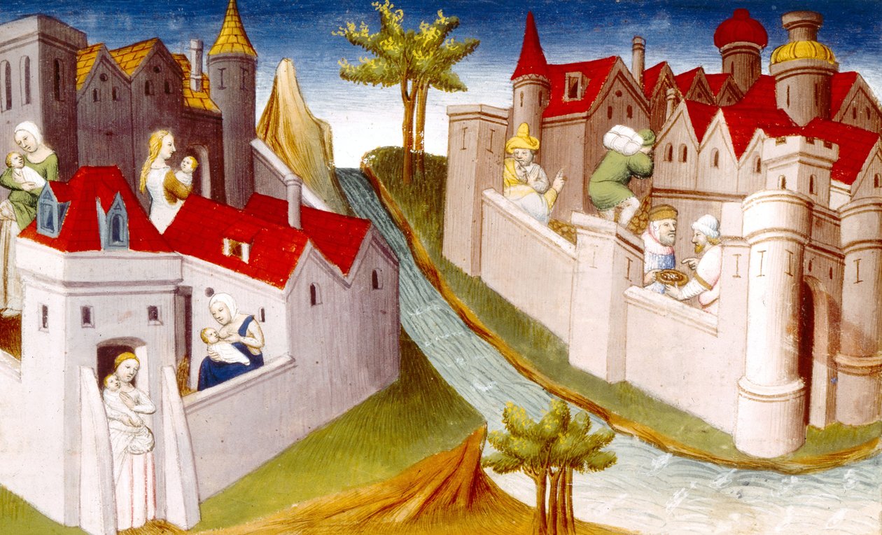 Ms Fr 2810, Inseln an der Südküste Arabiens, aus Livre des Merveilles du Monde von French School