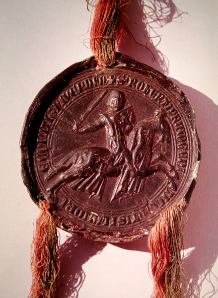 Siegel von Robert de Dampierre, Graf von Nevers von French School