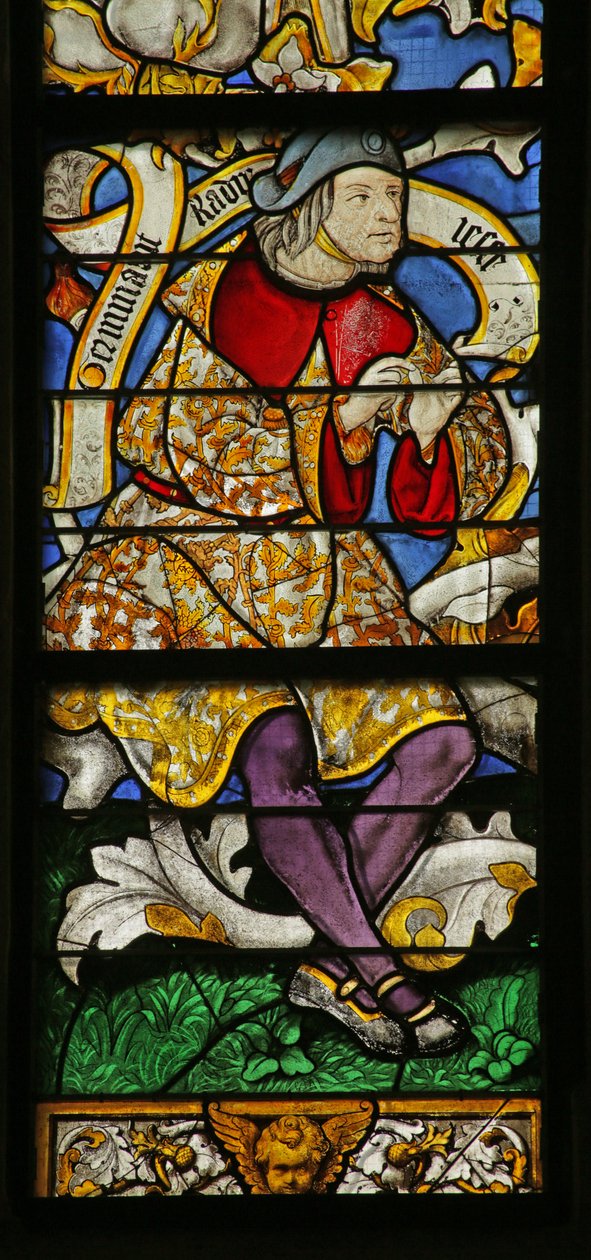 Fenster, das einen Propheten auf dem Jessebaum darstellt, 1500-10 von French School