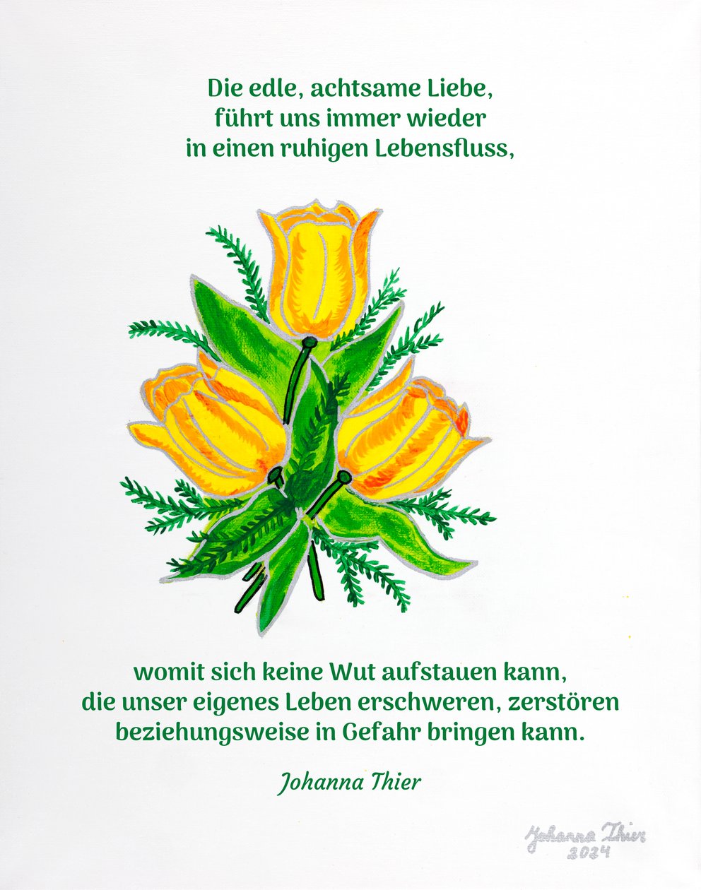 Der ruhige Lebensfluss von Johanna Thier