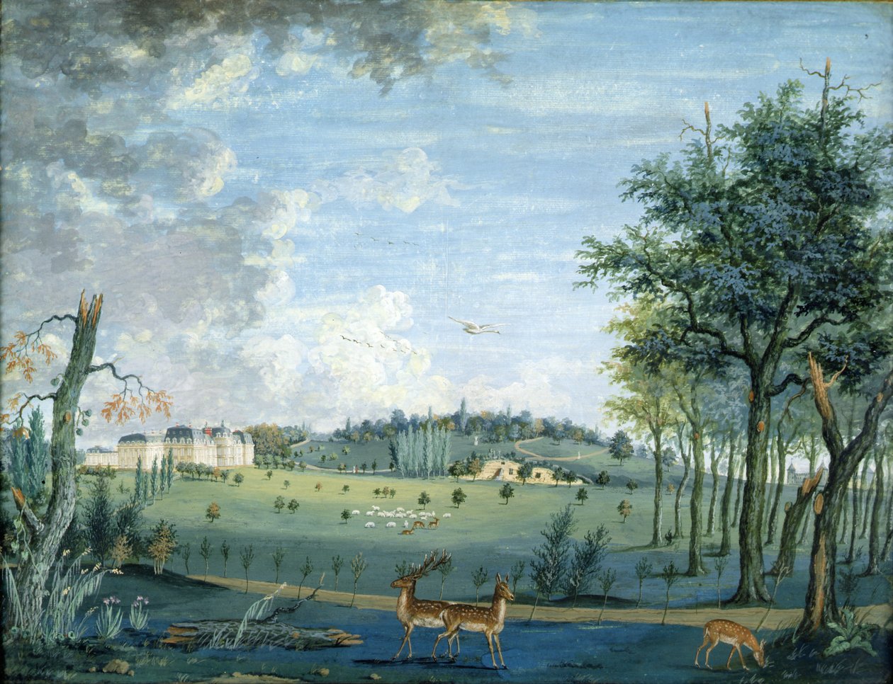 Parc du Raincy, das Schloss und die Felsen, ca. 1754-93 von 1717 1806 Carmontelle