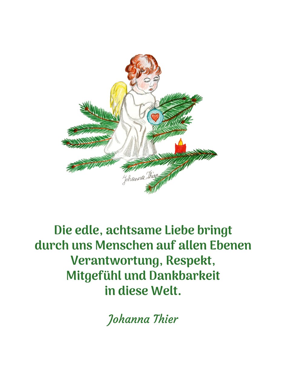 Der lichtbringende Engel von Johanna Thier