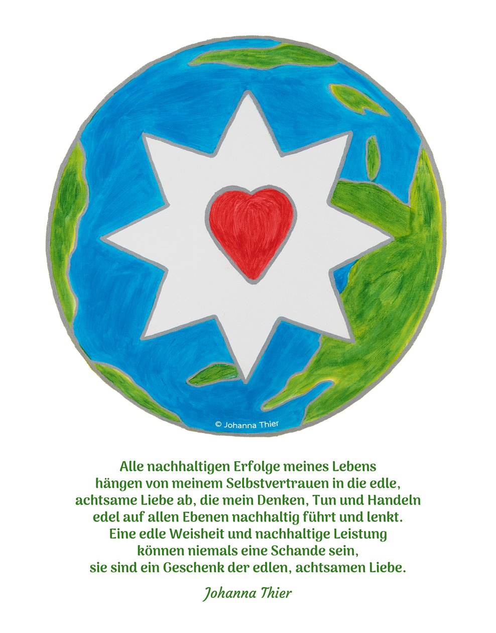 Eine edle, nachhaltige Weisheit der edlen, achtsamen Liebe kann niemals eine Schande sein von Johanna Thier