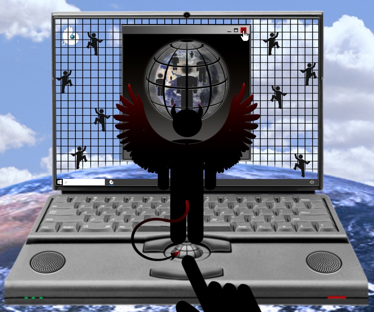 Alcatraz (Devil´s Island) - aus der Serie Windows von Alexander Eibach