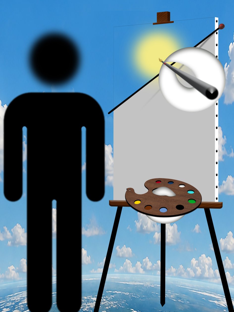 Maler und Modell (II) von Alexander Eibach