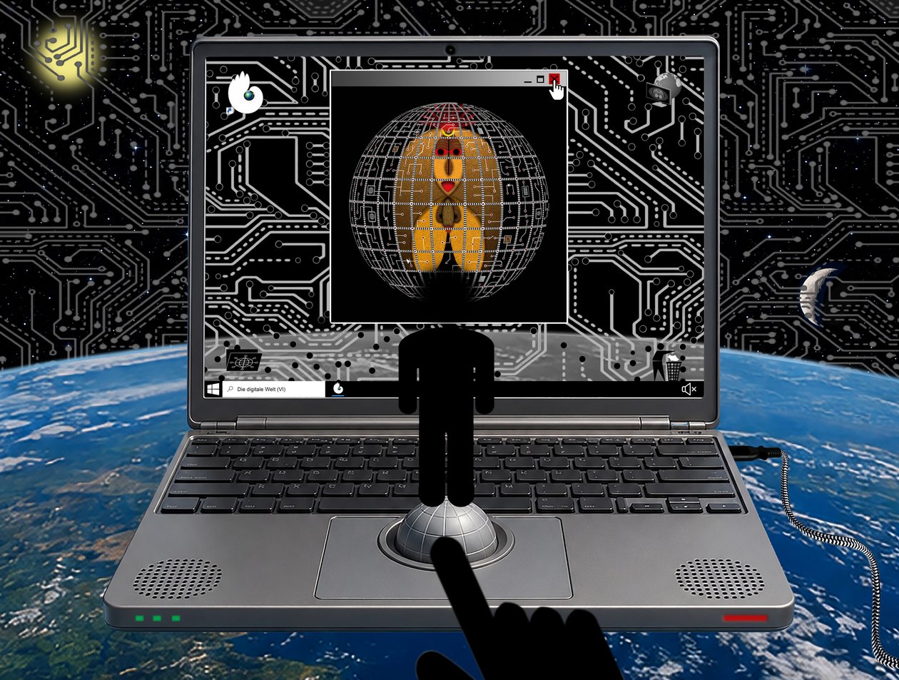 Die digitale Welt (VI) von Alexander Eibach