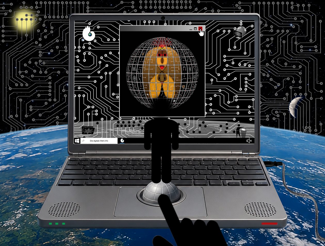 Die digitale Welt (VII) von Alexander Eibach