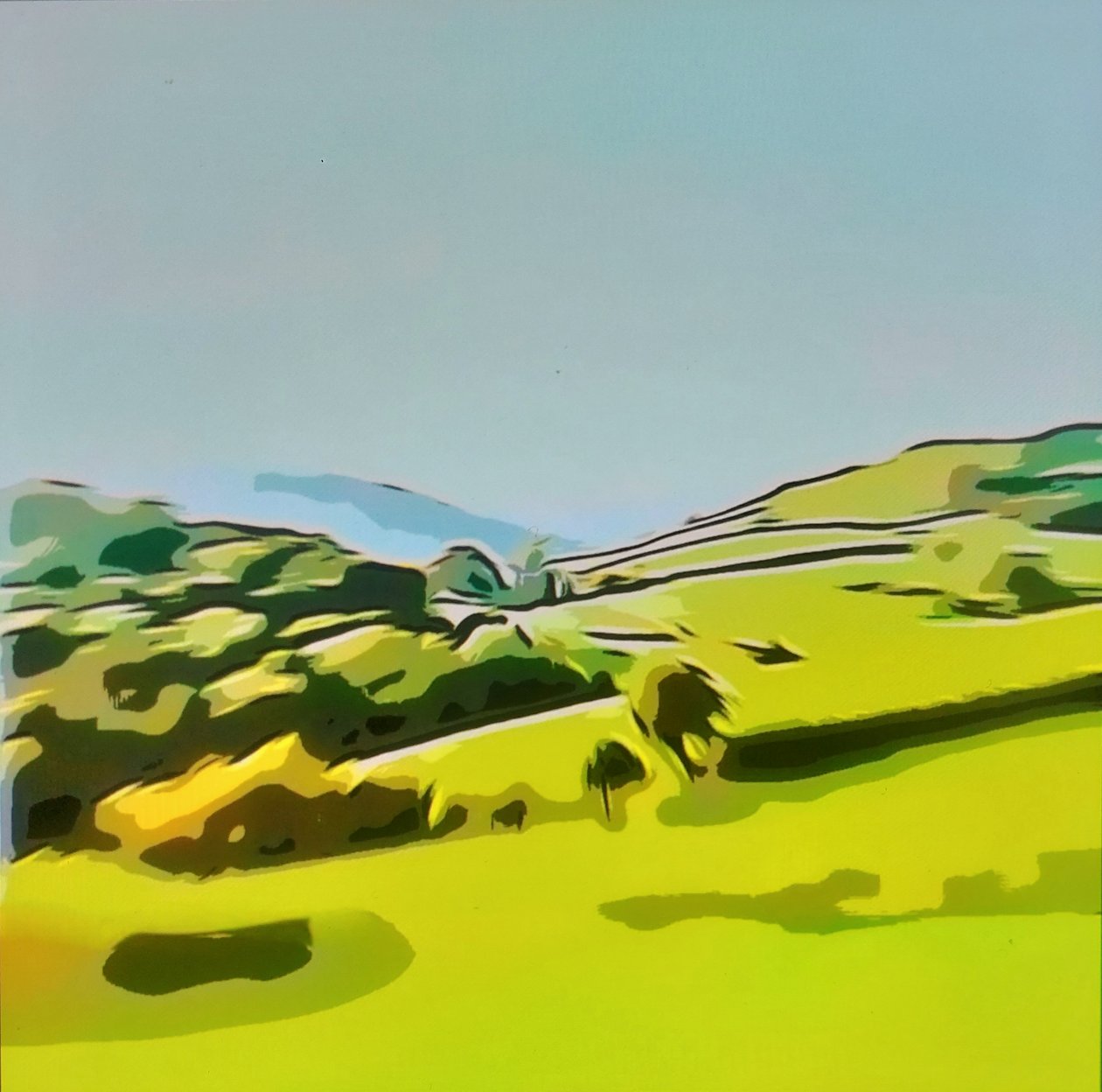 Digitale Landschaft 07 von M. Vet