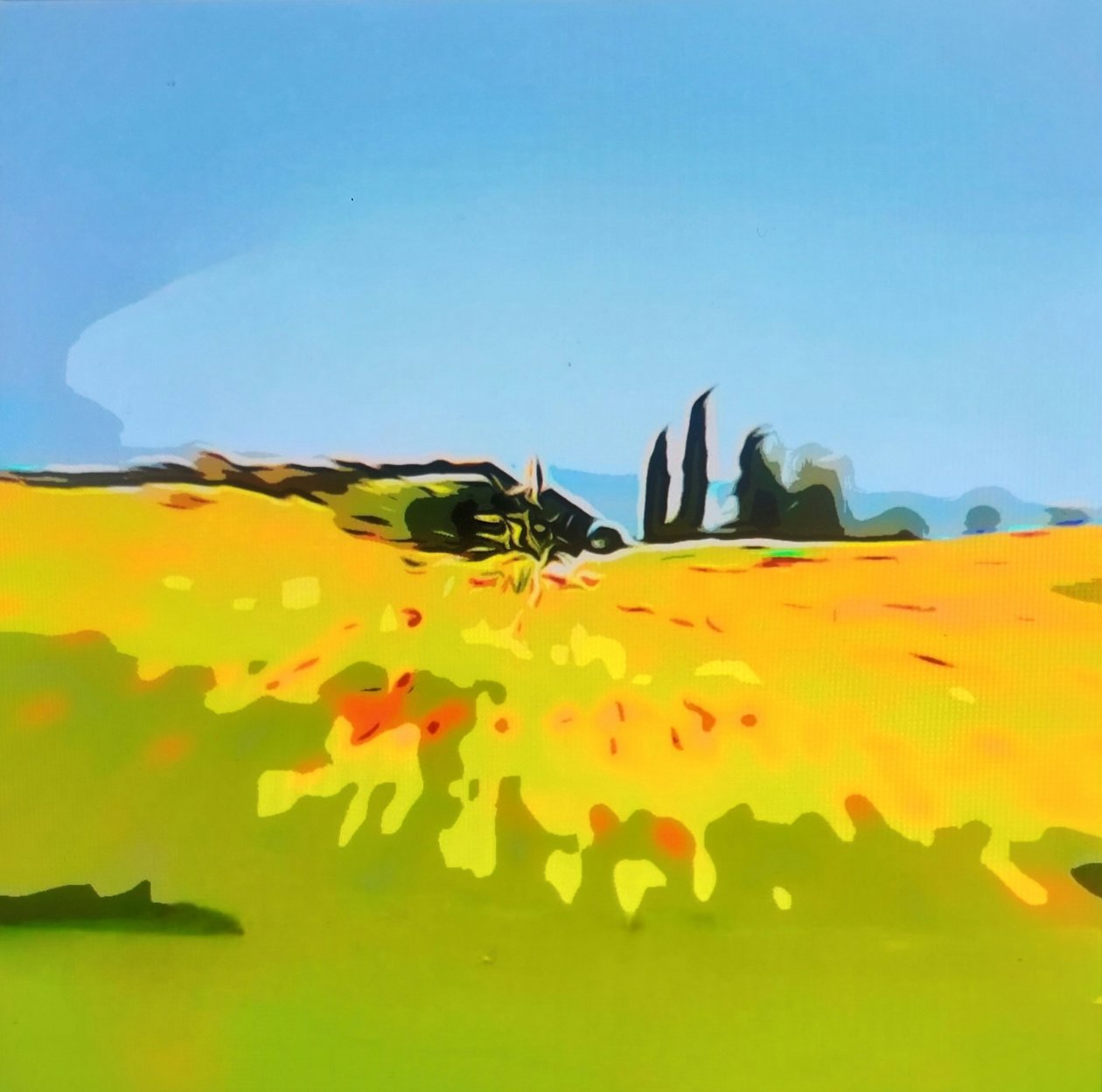 Digitale Landschaft 10 von M. Vet