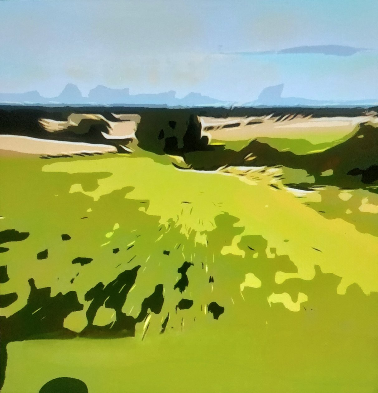 Digitale Landschaft 22 von M. Vet
