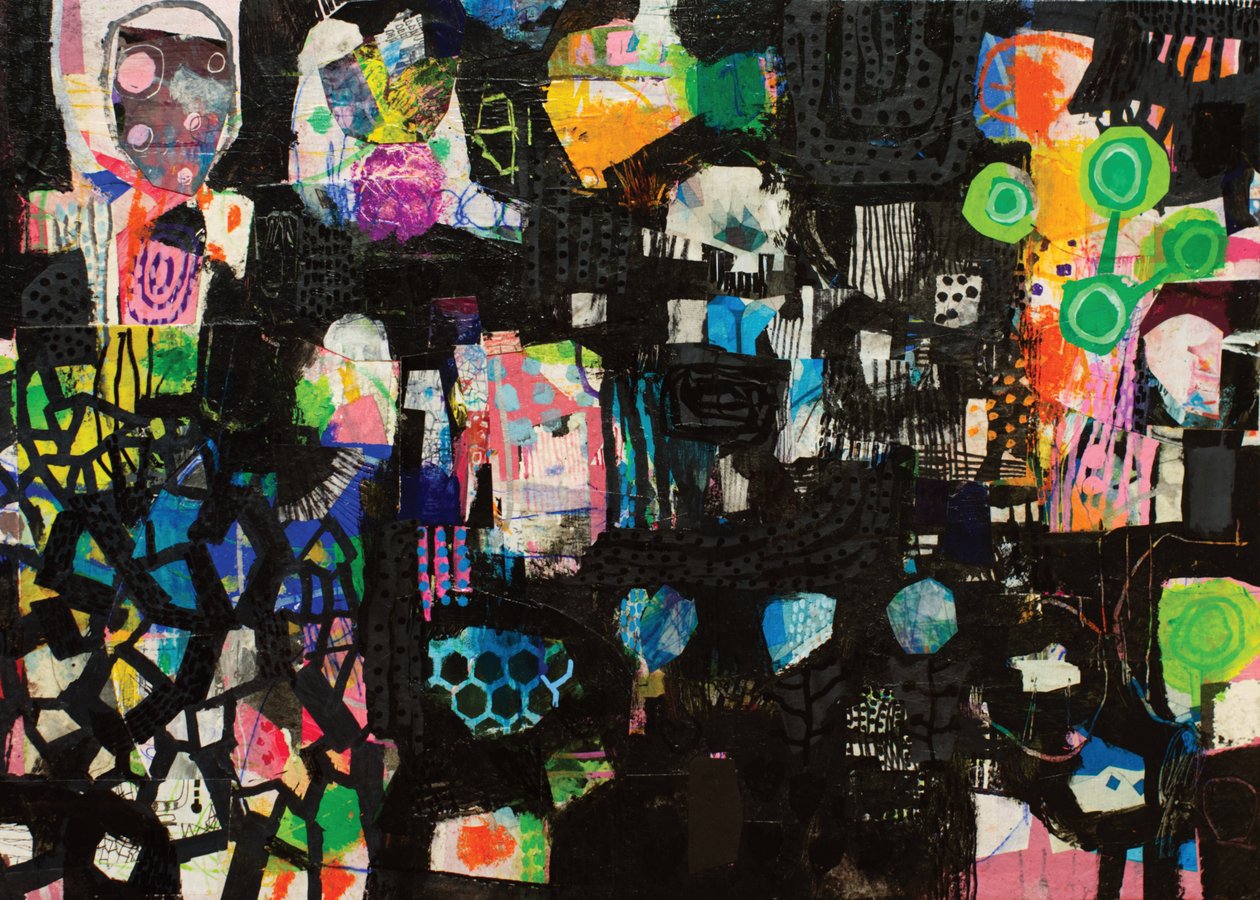 Black Abstraction 8 von OBOSHI