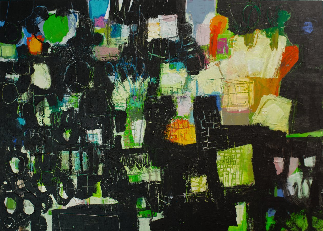 Black Abstraction 1 von OBOSHI