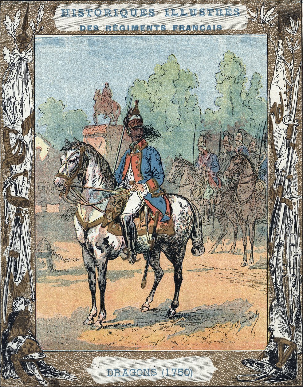 Dragoner der französischen Kaiserarmee von A. Demarle
