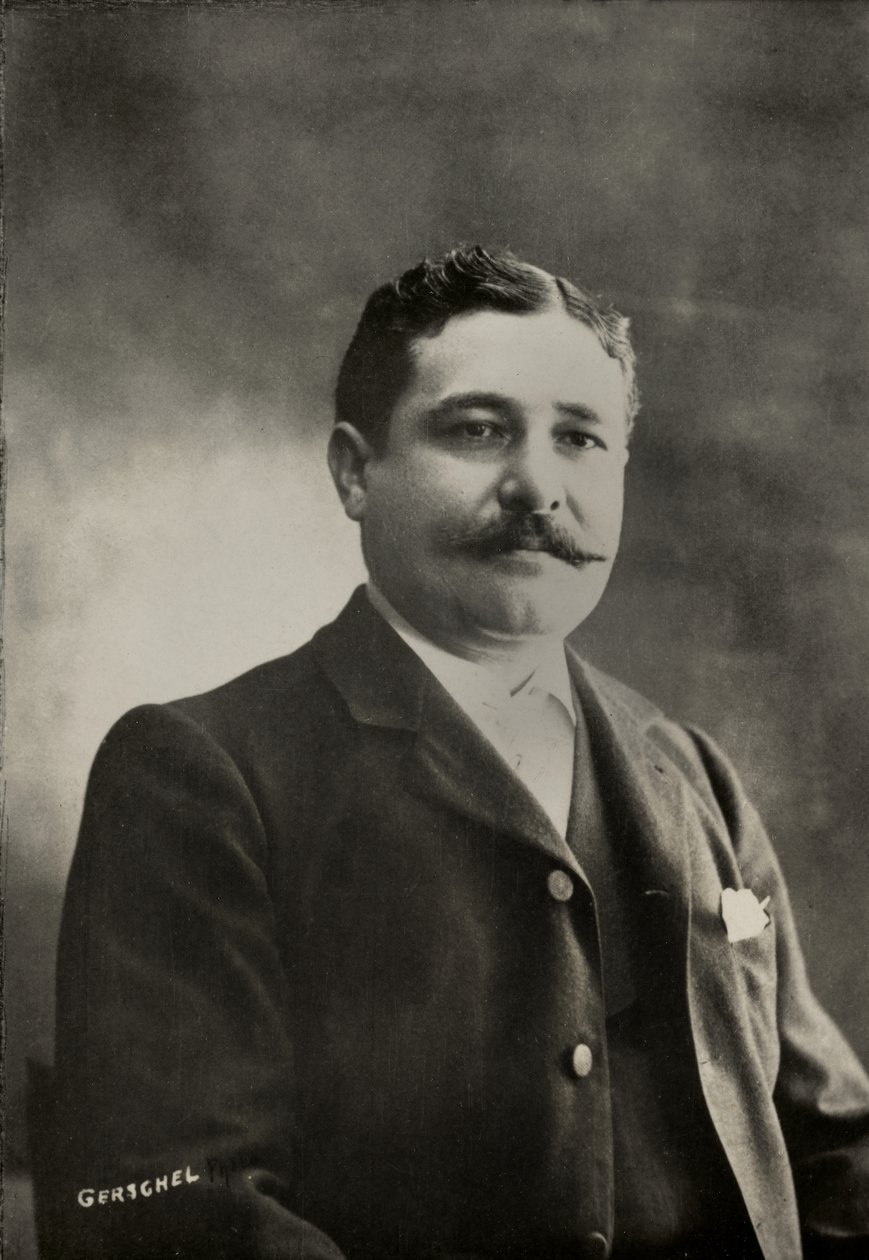 Porträt des Schriftstellers Alphonse Daudet von Aaron Gerschel