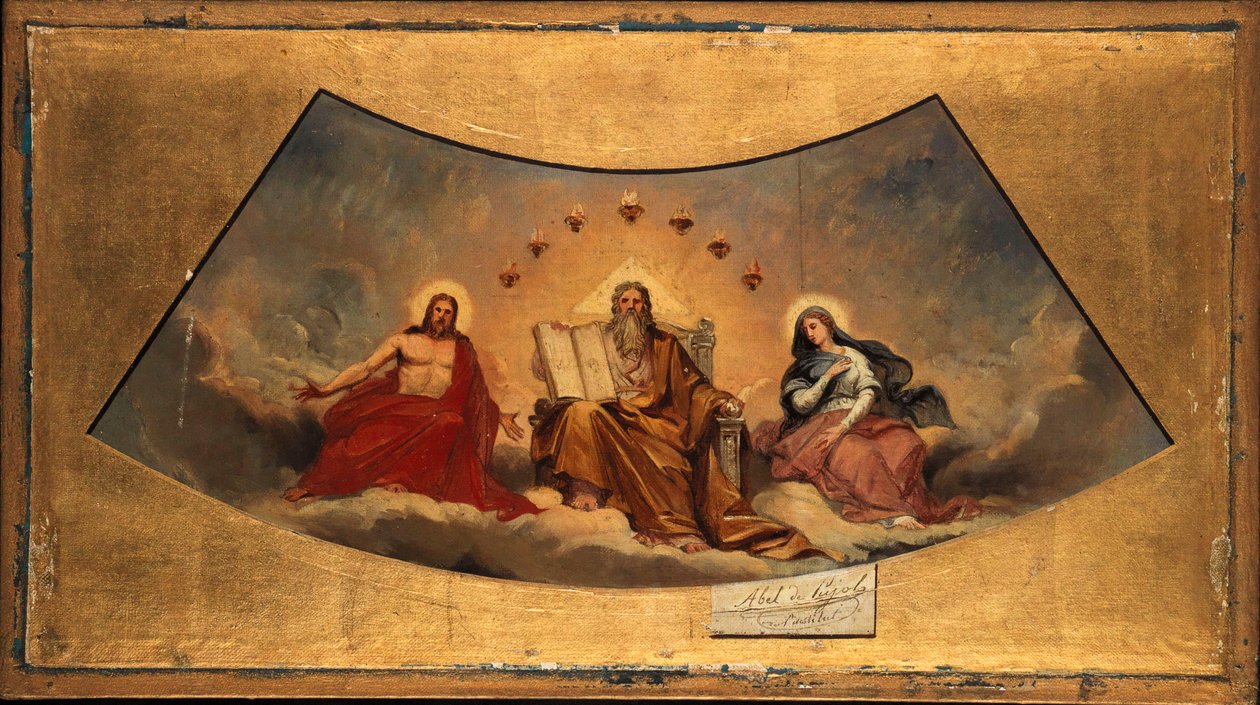Der ewige Vater, Christus und die Jungfrau von Abel de Pujol