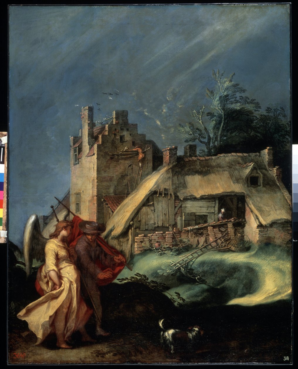 Der junge Tobias und der Engel von Abraham Bloemaert