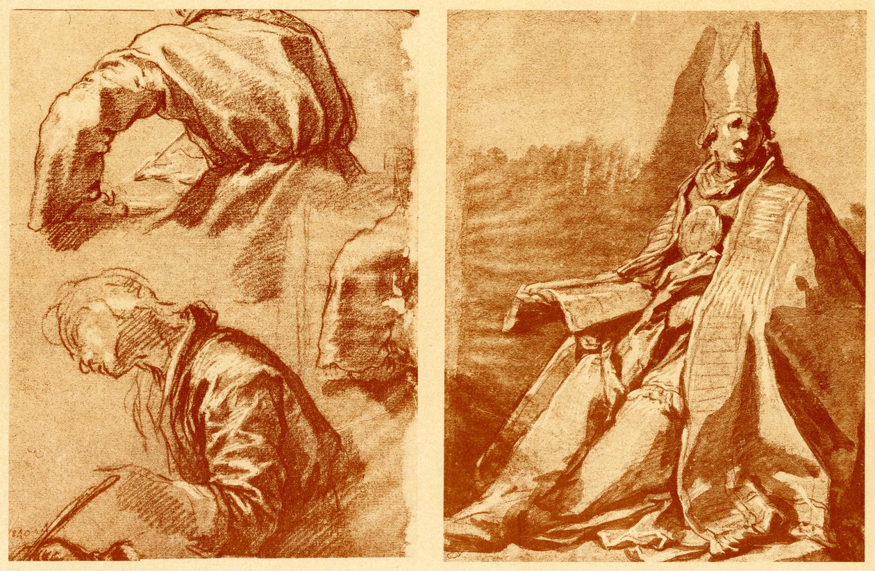 Die vier Evangelisten und St. Ambrosius von Abraham Bloemaert