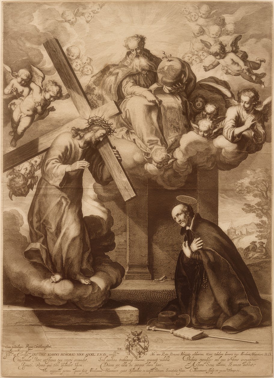 Vision des Ignatius von Loyola bei La Storta von Abraham Bloemaert