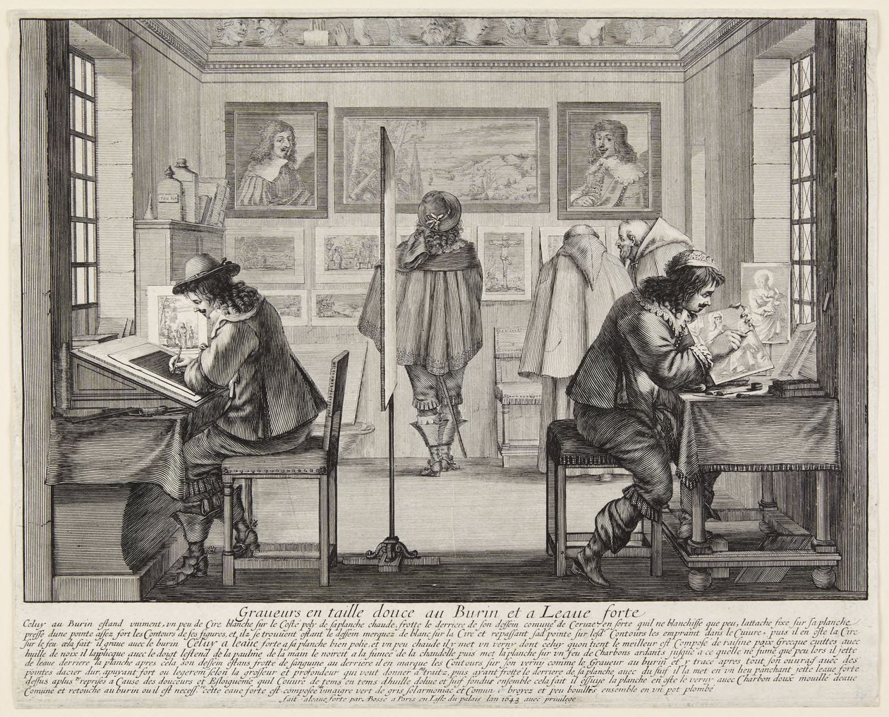 Kupferstecher und Radierer von Abraham Bosse