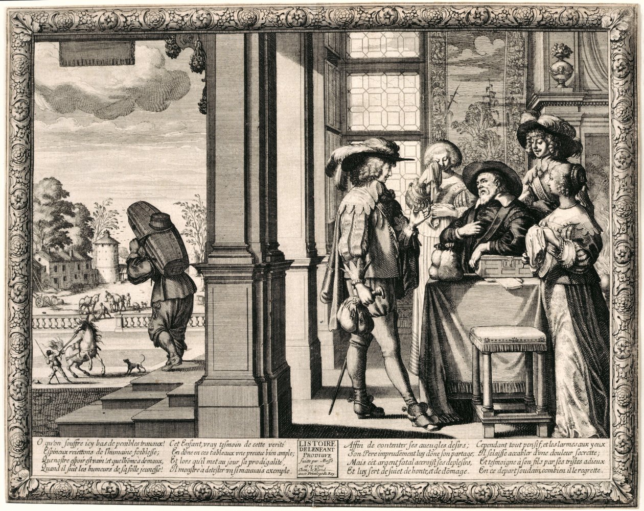 Abreise des verlorenen Sohnes von Abraham Bosse