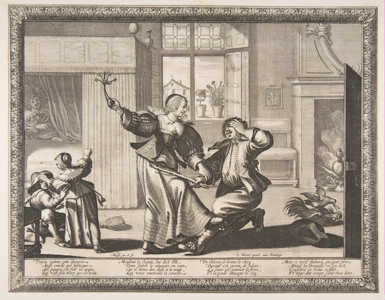 Ehemann-Schlägerin von Abraham Bosse