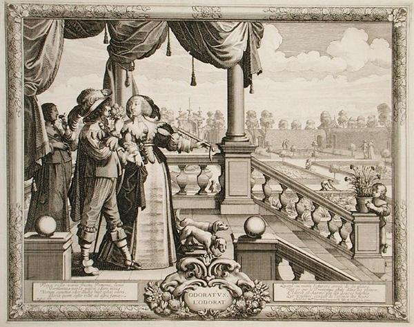 Frühling, um 1630-40 von Abraham Bosse