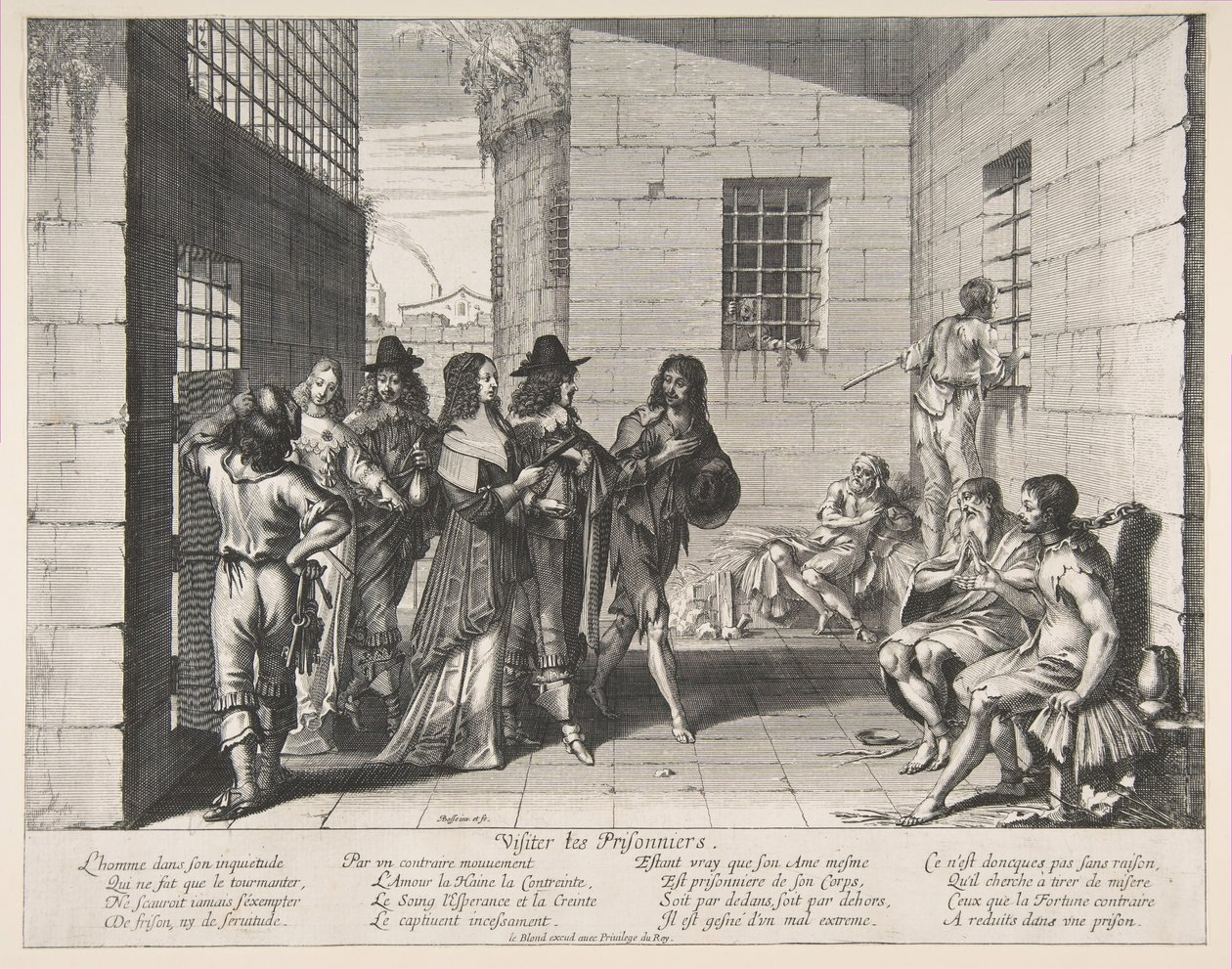 Gefangenenbesuch von Abraham Bosse