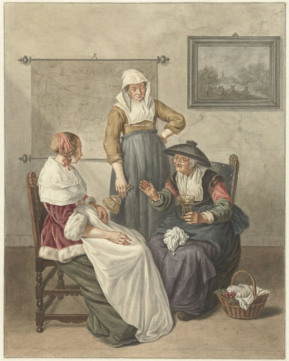 Vertrauliches Gespräch von Abraham Delfos
