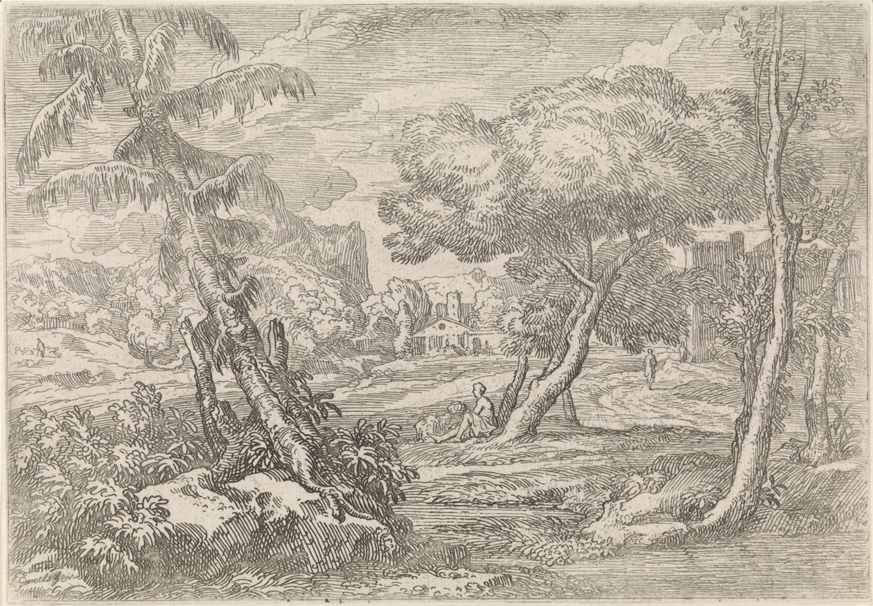 Waldlandschaft von Abraham Genoels