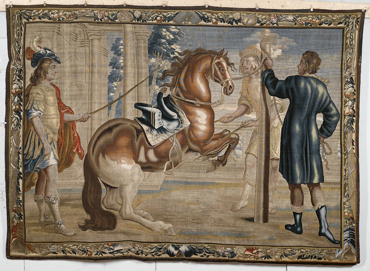 William Cavendish mit einem Pferd, ca. 1660 von Abraham Jansz. van after Diepenbeeck
