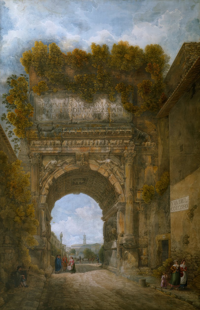 Der Titusbogen von Abraham Louis Rodolphe Ducros